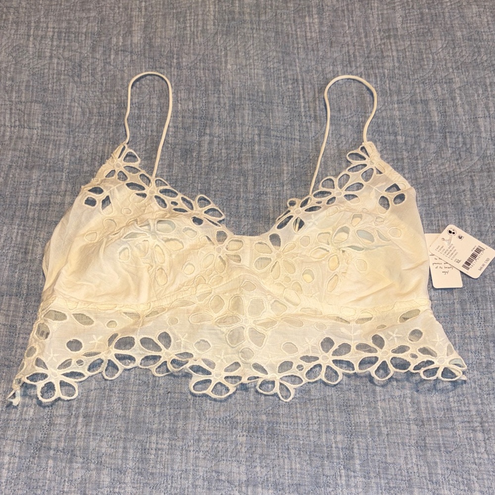 Intimately Free by Free People One White Lace Asteria Bralette - Picture 3 of 6